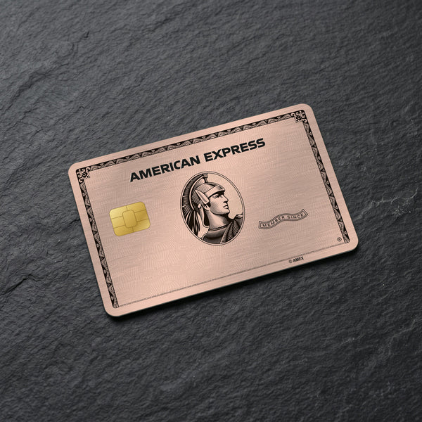 Rose Amex Credit Card Sticker 2x