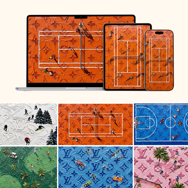 Monogram Sports Wallpaper Bundle Vol. 1 (Phone & Desktop)