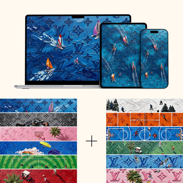 Monogramm Wallpaper Bundle - Vol. 1 & 2 Complete Set (Phone & Desktop)