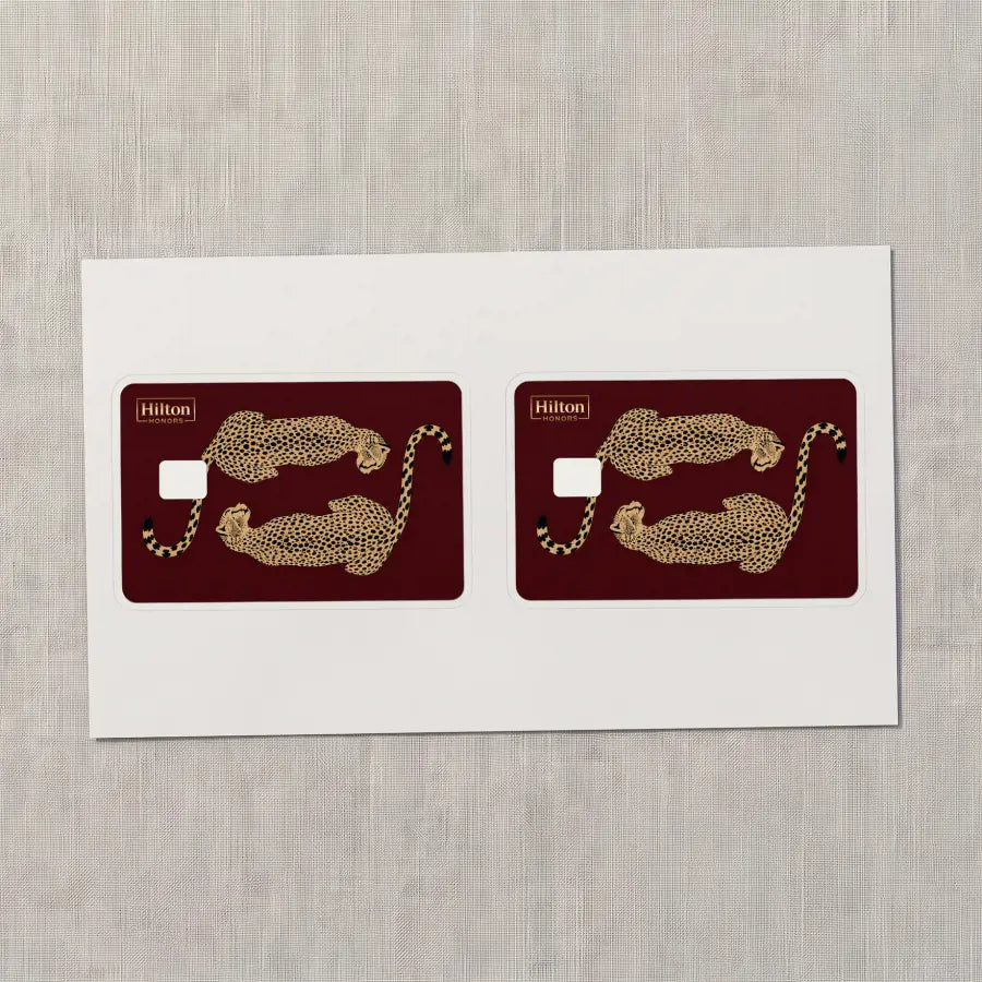 2 stickers per design
