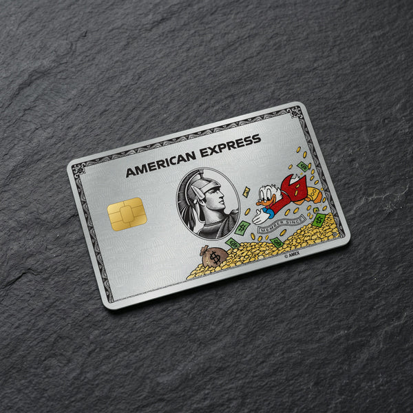 Rich Duck Amex Credit Card Sticker 2x