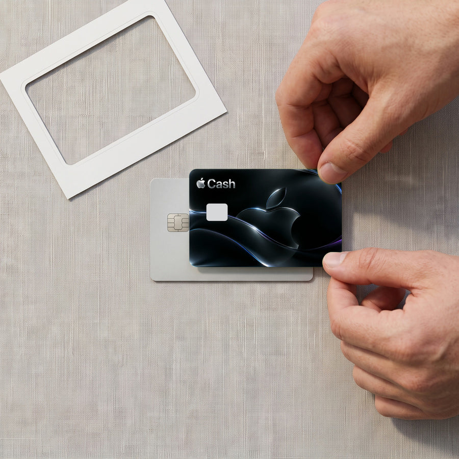 Apple Cash Amex Credit Card Sticker 2x