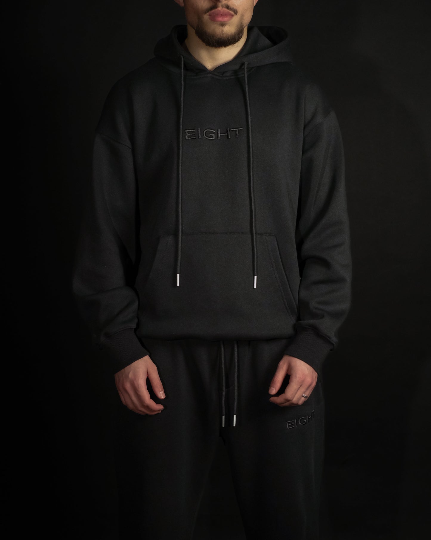 HOODIE OBSIDIAN BLACK