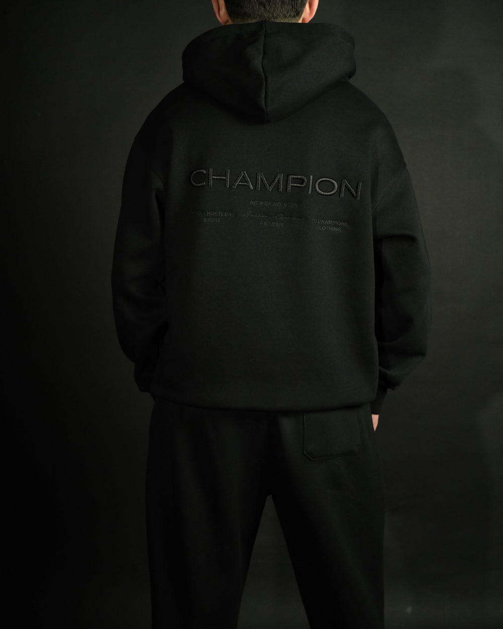 HOODIE OBSIDIAN BLACK