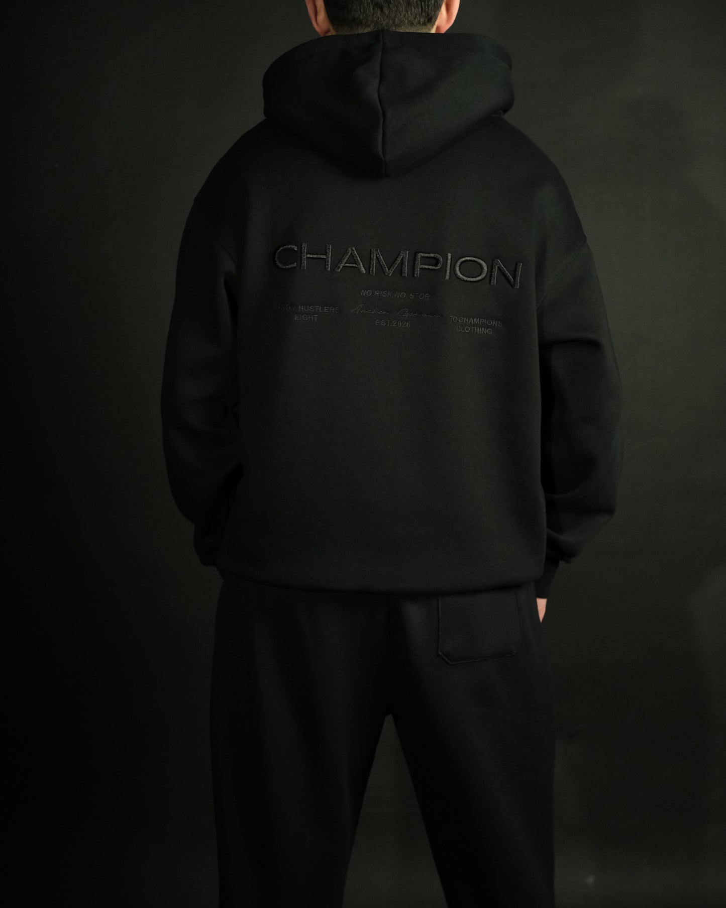 HOODIE OBSIDIAN BLACK