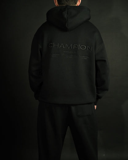 HOODIE OBSIDIAN BLACK