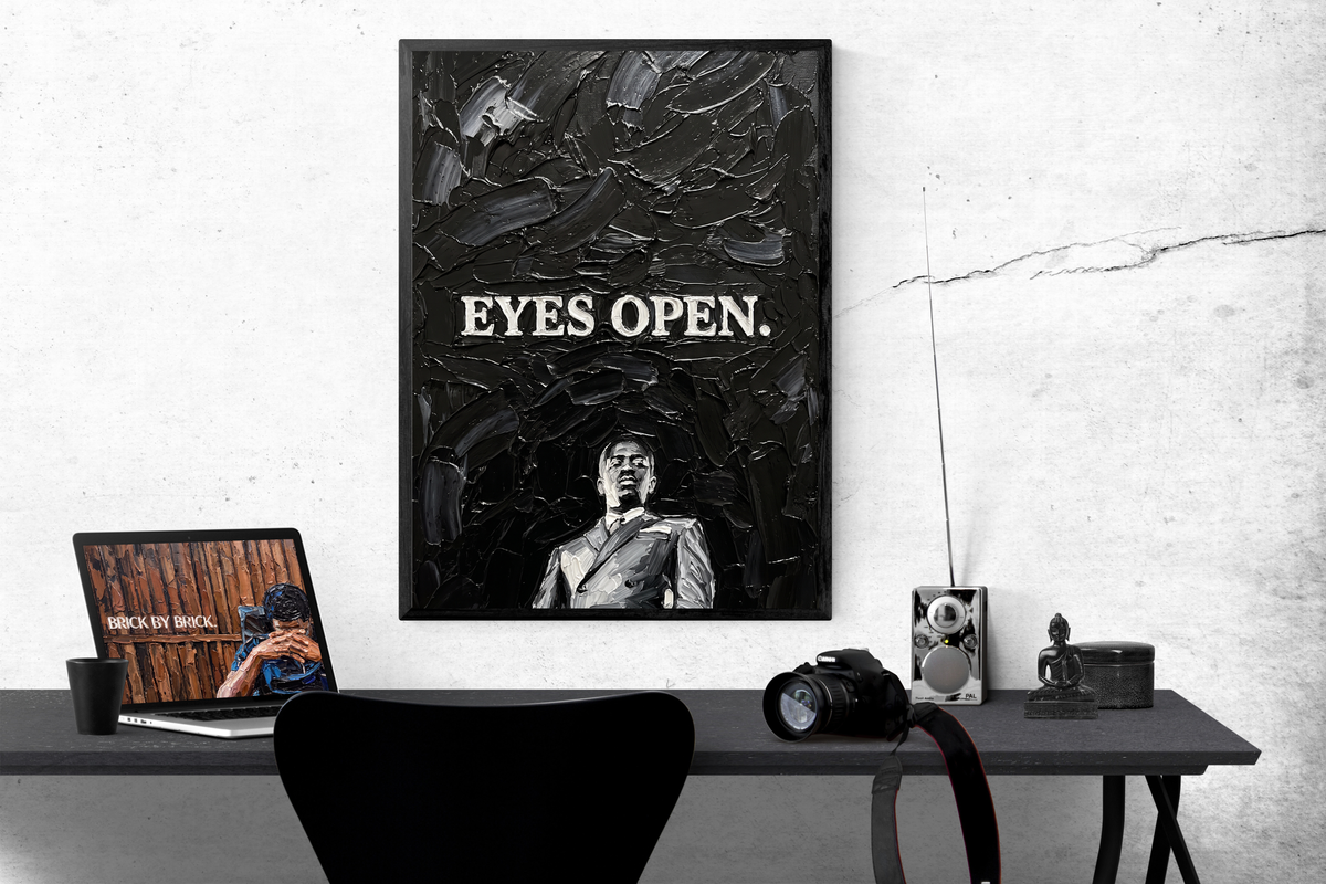 Eyes Open - Franklin Saint Poster