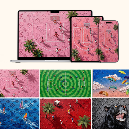 Monogramm Wallpaper Bundle - Vol. 1 & 2 Complete Set (Phone & Desktop)