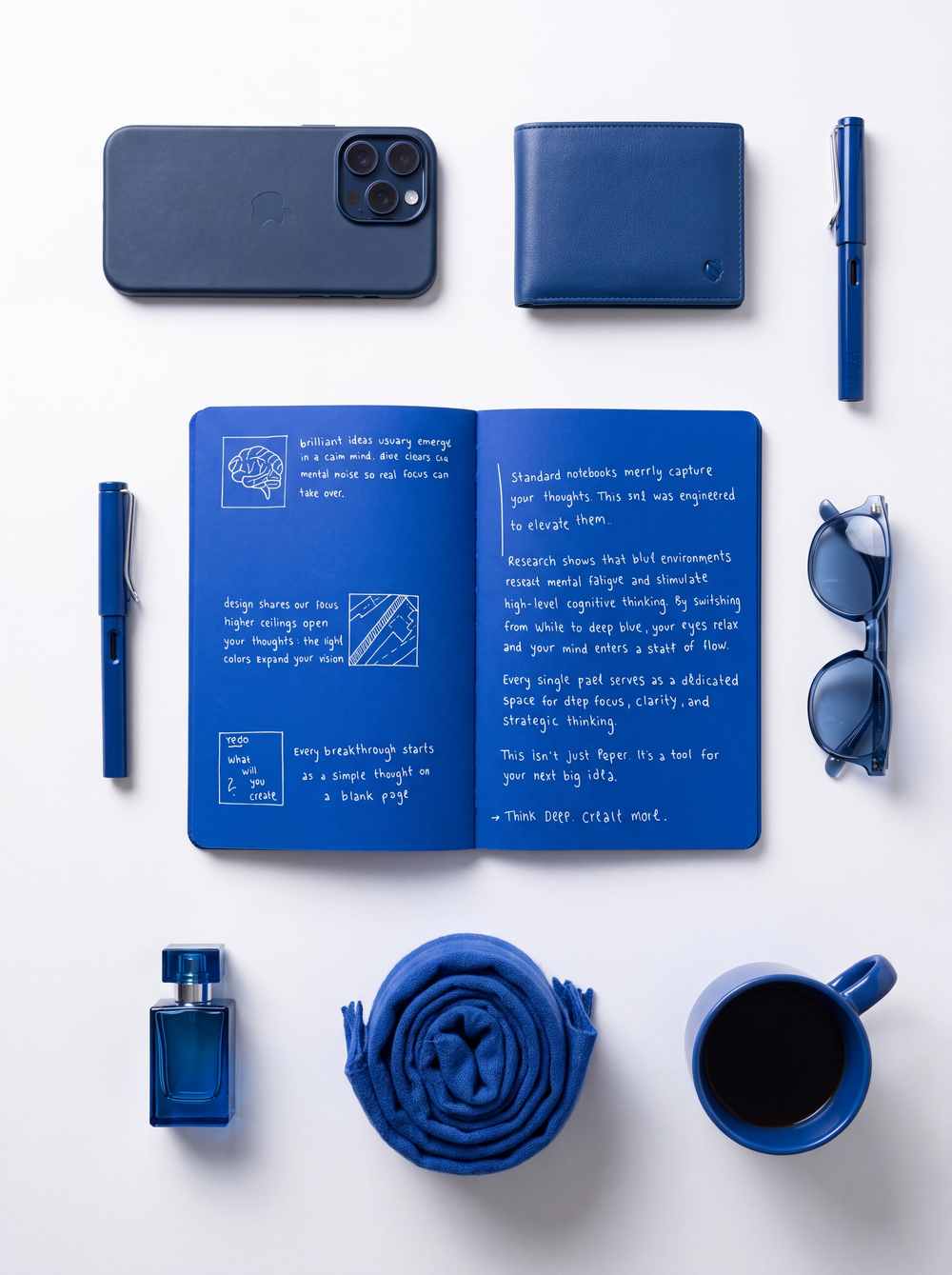 NOT WHITE VOL. 1 NOTEBOOK BLUE