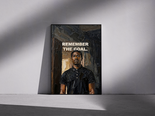 Remember The Goal - Franklin Saint Poster