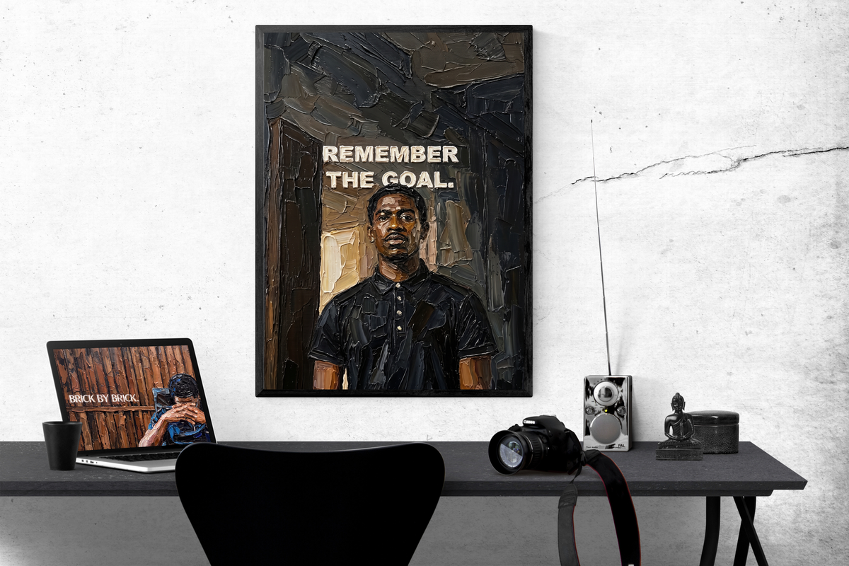 Remember The Goal - Franklin Saint Poster