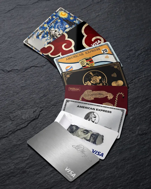 EIGHT Cards + 50 Designs - Change the look of your Apple wallet cards
