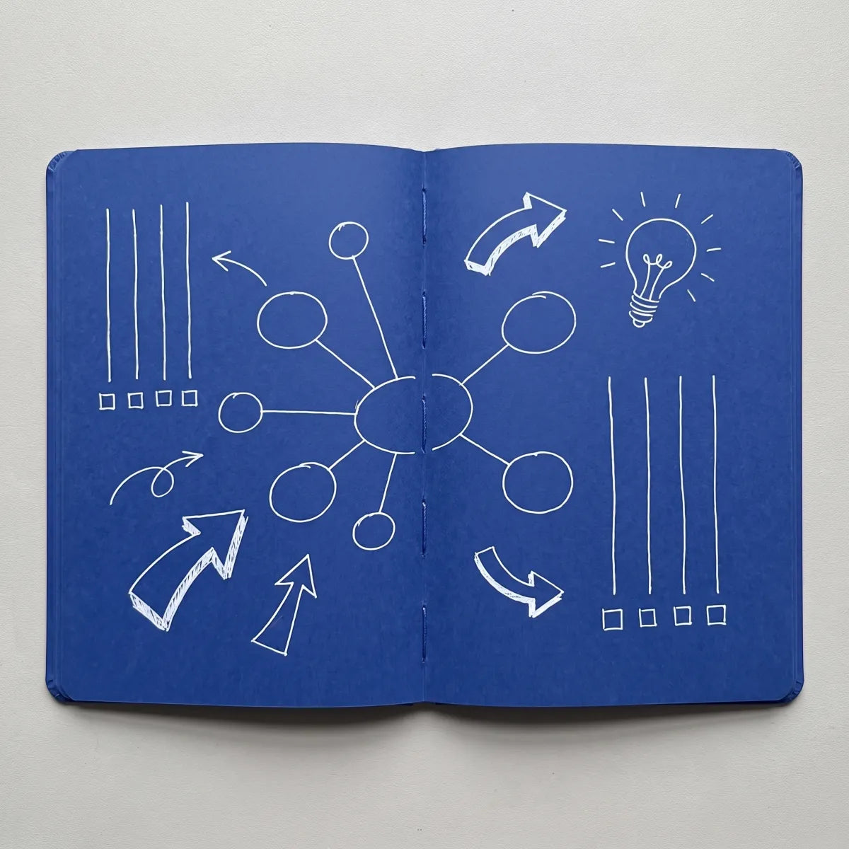 NOT WHITE VOL. 1 NOTEBOOK BLUE